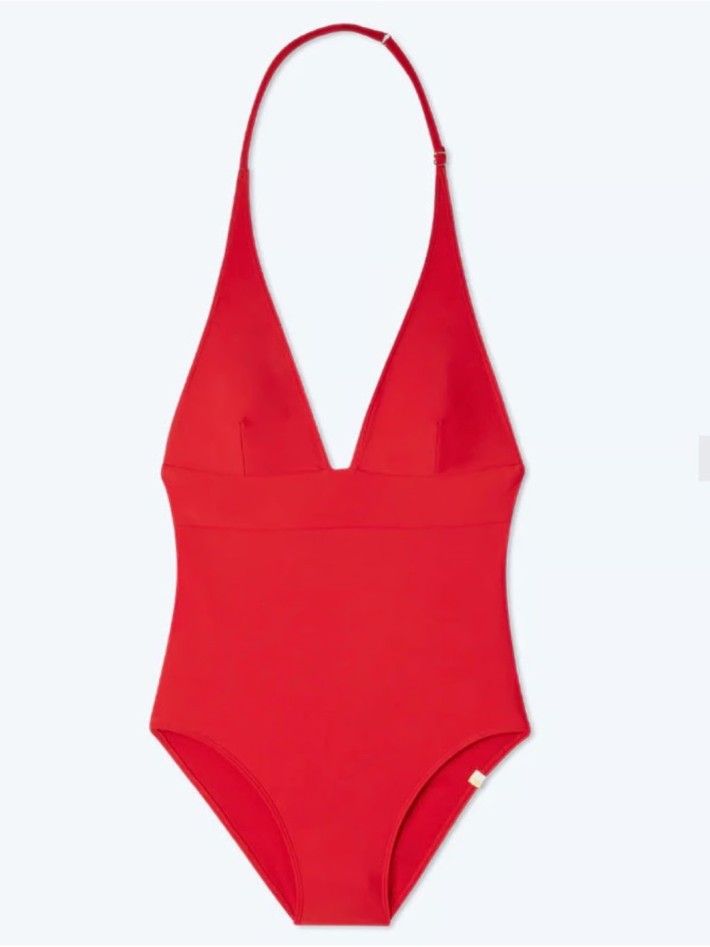 Summersalt Halter Plunge Red Swimsuit - Picture 7 of 7